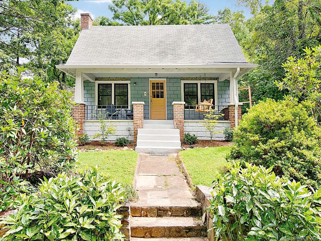 View of 125 Naples Road after we transformed the home's curb appeal
