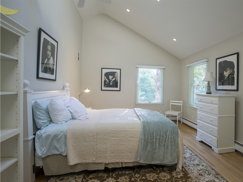View of bedroom at Wilson Rd. before we staged the home