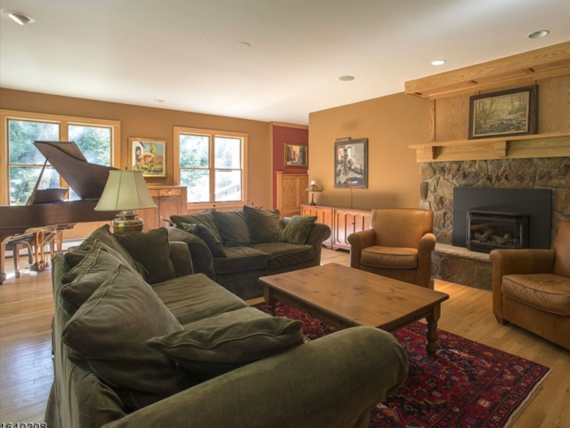 View of the family room at Wilson road before we staged the home